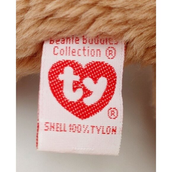 Ty Beanie Buddy Bones 2000 Plush Brown Dog 12" Stuffed Dog Puppy - Picture 4 of 4